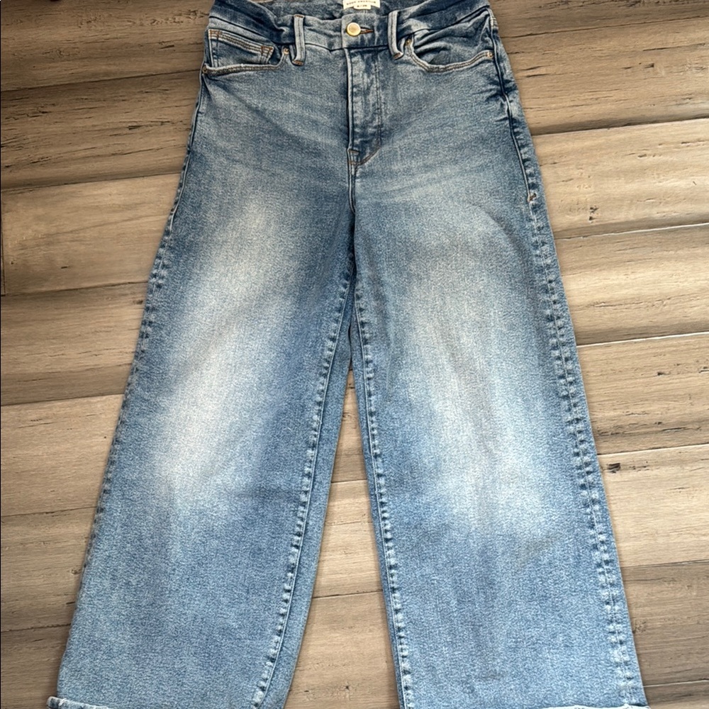 Good American High Rise Blue Jeans
